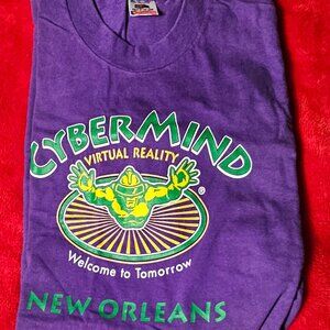 Vintage Cyber Mind Virtual Reality New Orleans Welcome to Tomorrow Size XL